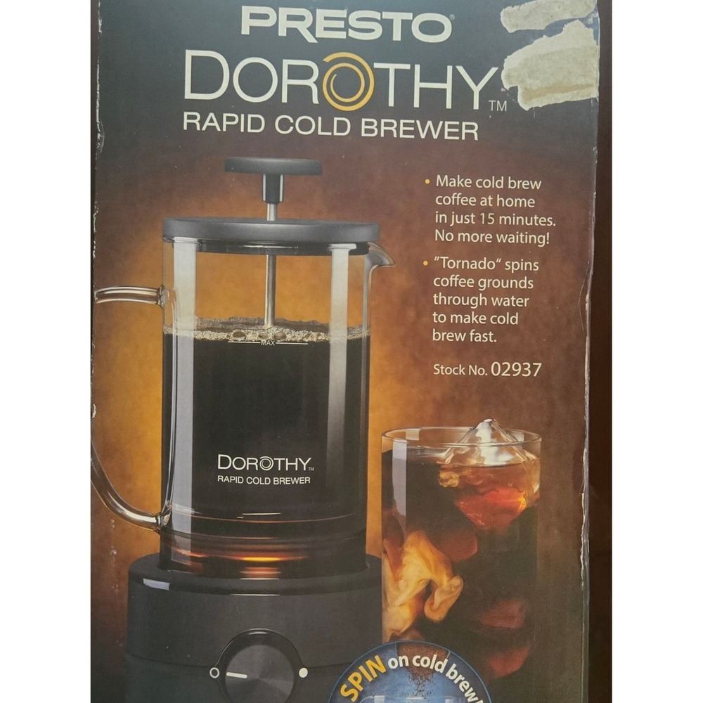 Presto Dorothy Rapid Cold Brewer Electric Coffee Maker 02937 - EUC